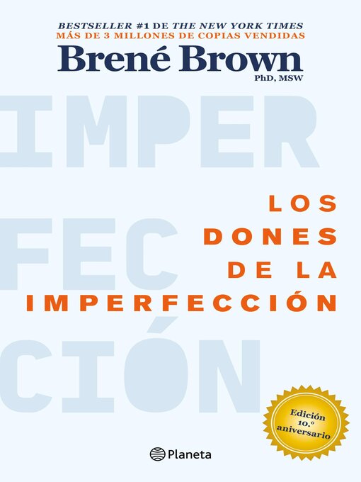 Cover image for Los dones de la imperfección